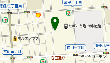 東駒形集会所の地図画像