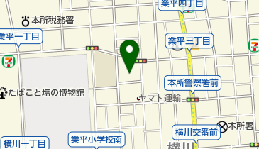業平公園の地図画像