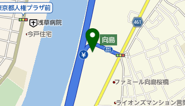 銅像堀公園の地図画像