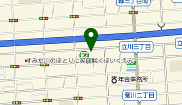 立川第二児童遊園の地図画像