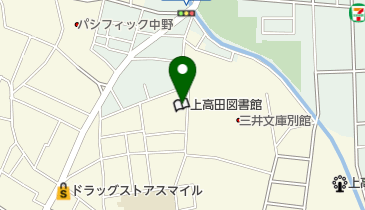 中野区立上高田児童館の地図画像