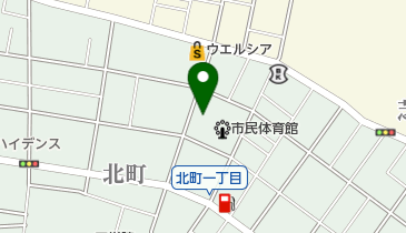 北町公園の地図画像