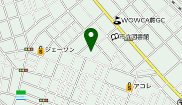 あけぼの公園の地図画像