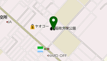 稲荷久保公園の地図画像