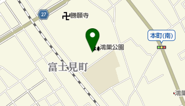 鴻巣公園の地図画像