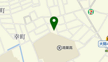 大間公園の地図画像