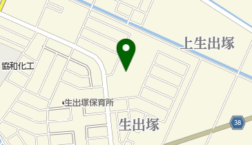 上生出塚1号公園の地図画像