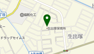 上生出塚3号公園の地図画像