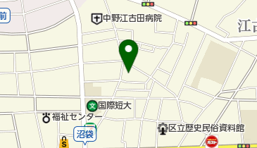 中野区シルバー人材センター 江古田分室の地図画像