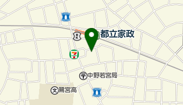 中野区シルバー人材センター 北部分室の地図画像