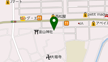 恩がえし公園の地図画像