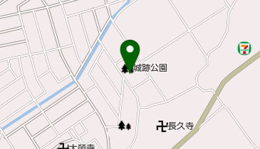 城跡公園の地図画像