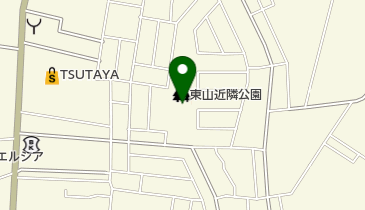 東山近隣公園の地図画像