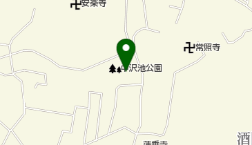 中沢池公園の地図画像
