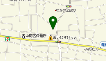 中野年金事務所の地図画像