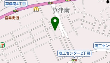 西部第七埋立公園の地図画像