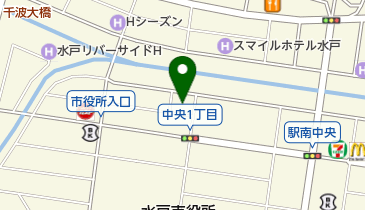 中央1丁目北児童公園の地図画像