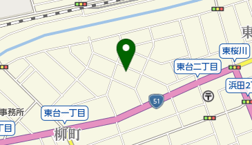 十軒町児童公園の地図画像