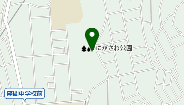 かにが沢公園の地図画像