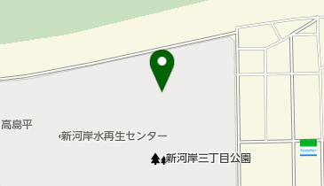 新河岸陸上競技場の地図画像