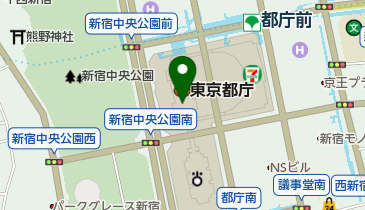 都民広場の地図画像