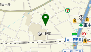 中野区 桜山公園の地図画像