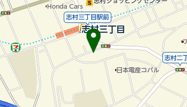 志村城山公園の地図画像