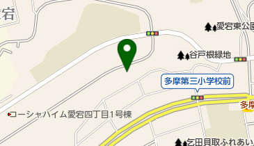 愛宕第3公園の地図画像