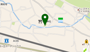 小野神社公園の地図画像