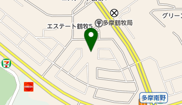 鶴牧第1公園の地図画像