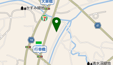 みゆき橋公園の地図画像