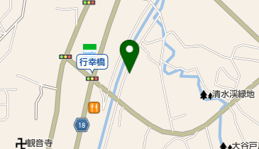 向ノ岡大橋公園の地図画像
