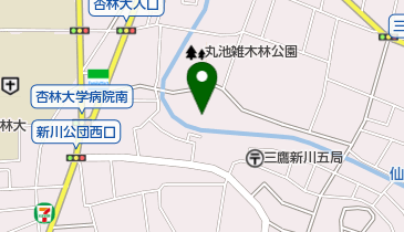 丸池公園の地図画像