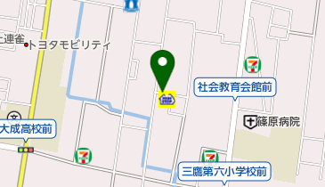 下連雀けやき広場の地図画像