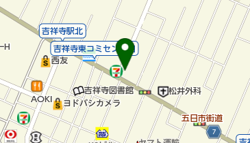 吉祥寺の杜 宮本小路公園の地図画像