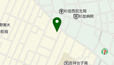 吉祥寺東緑地の地図画像