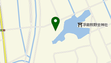 浮島周辺水辺公園の地図画像