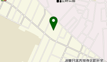 北裏ポケット広場の地図画像