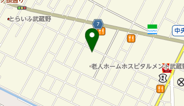 ふじ公園の地図画像