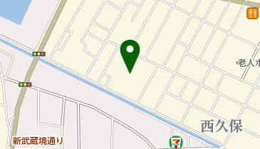 西久保公園の地図画像