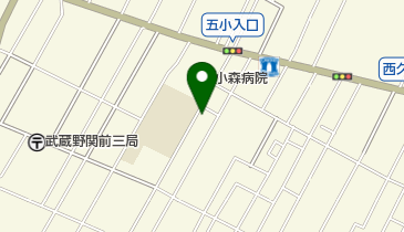 五小前公園の地図画像