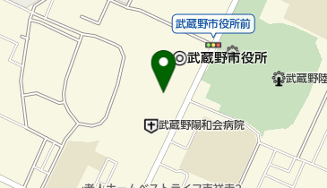 むさしの市民公園の地図画像