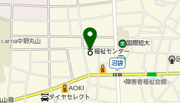 中野区北部すこやか障害者相談支援事業所の地図画像