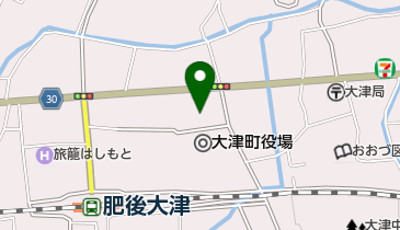 大津町役場の地図画像