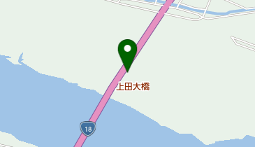 上田大橋の地図画像