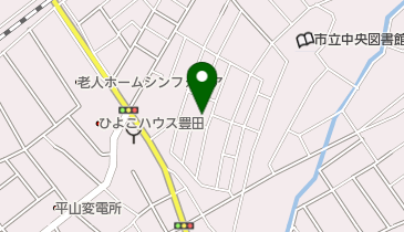 豊田公園の地図画像