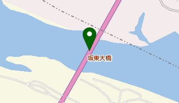 坂東大橋の地図画像