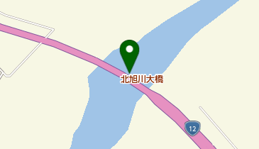 北旭川大橋の地図画像
