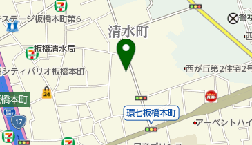 清水町集会所の地図画像
