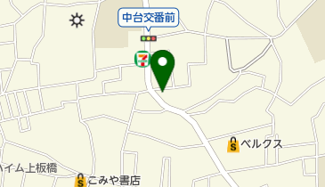 中台地域センターの地図画像